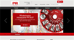 Desktop Screenshot of prelectronics.dk