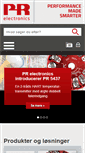 Mobile Screenshot of prelectronics.dk
