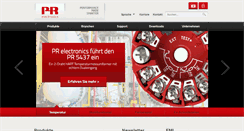 Desktop Screenshot of prelectronics.de