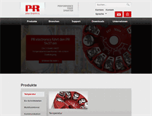 Tablet Screenshot of prelectronics.de