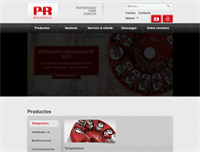 Tablet Screenshot of prelectronics.es